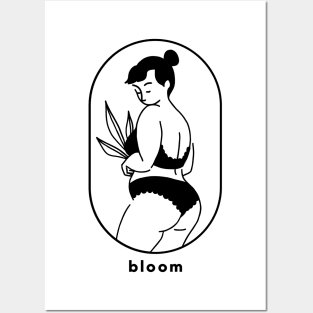 Bloom - Body Positive Plant Mom Posters and Art